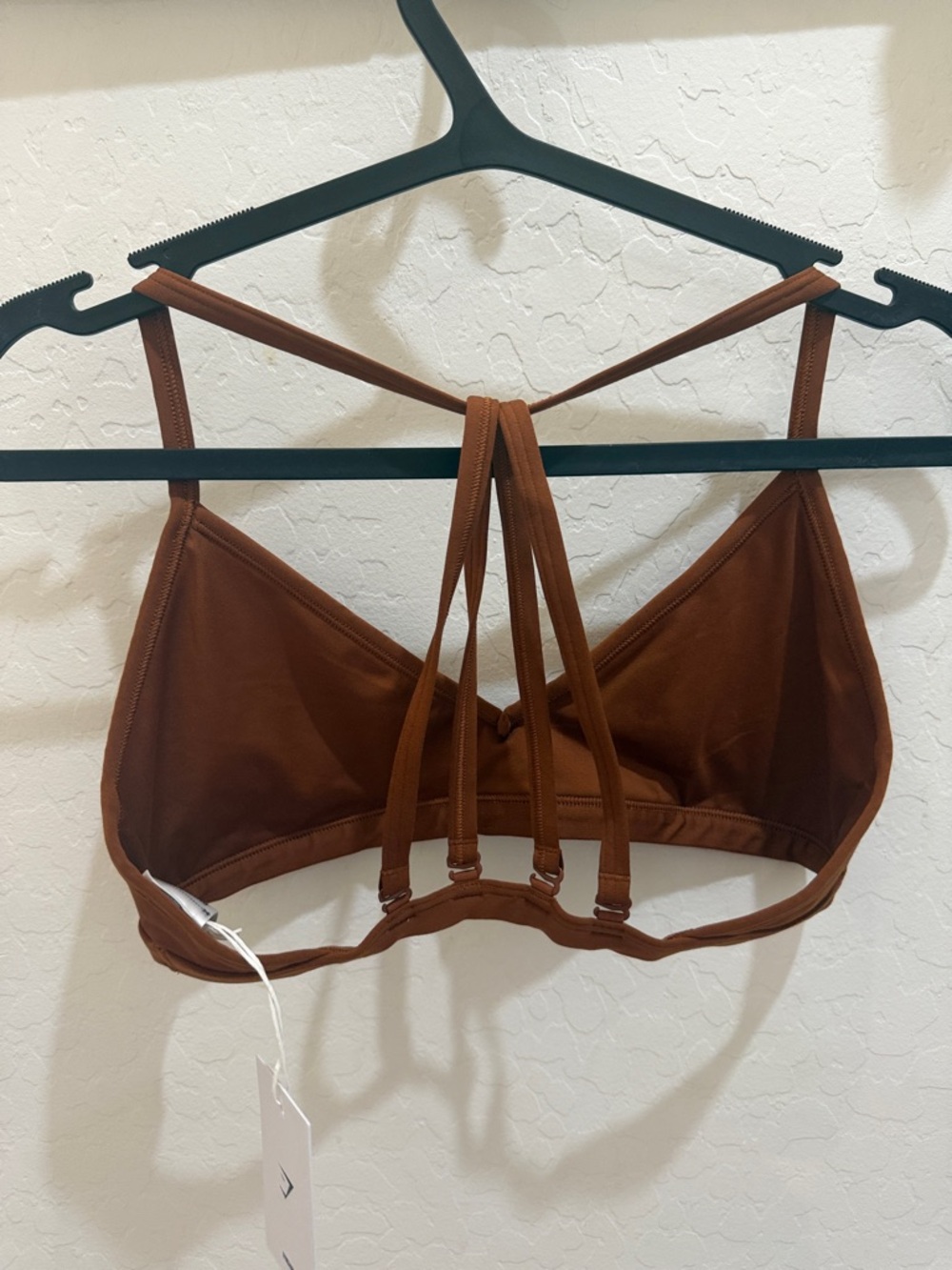 Gymshark Rust Bralette with Strappy Back - Picture 2 of 4